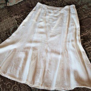 100% Linen Trumpet Skirt